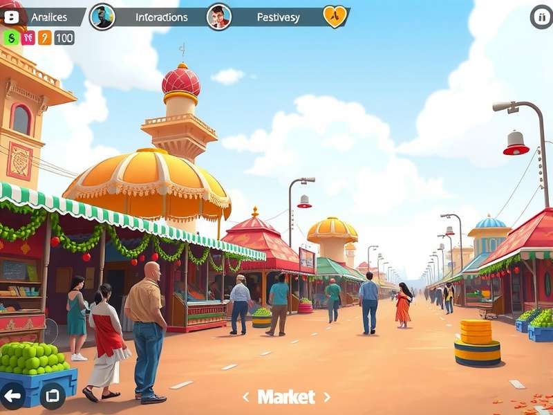 Market Mayhem advanced strategy interface showing market analytics